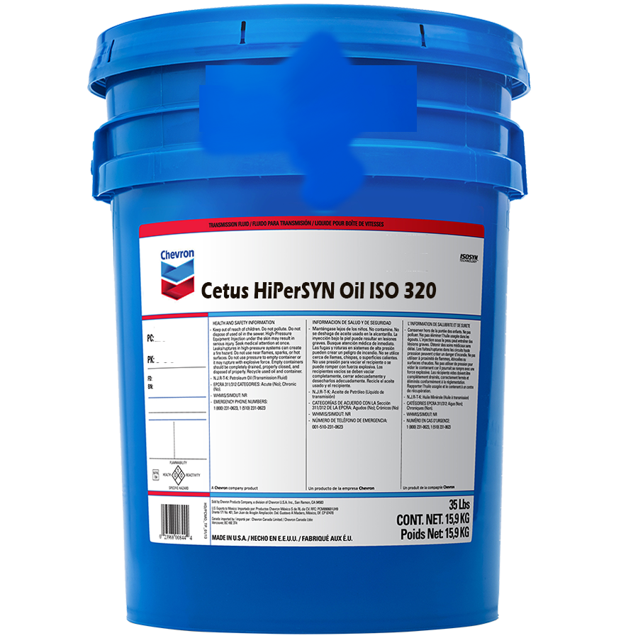 Chevron Cetus HiPerSYN Oil ISO 320 SCL