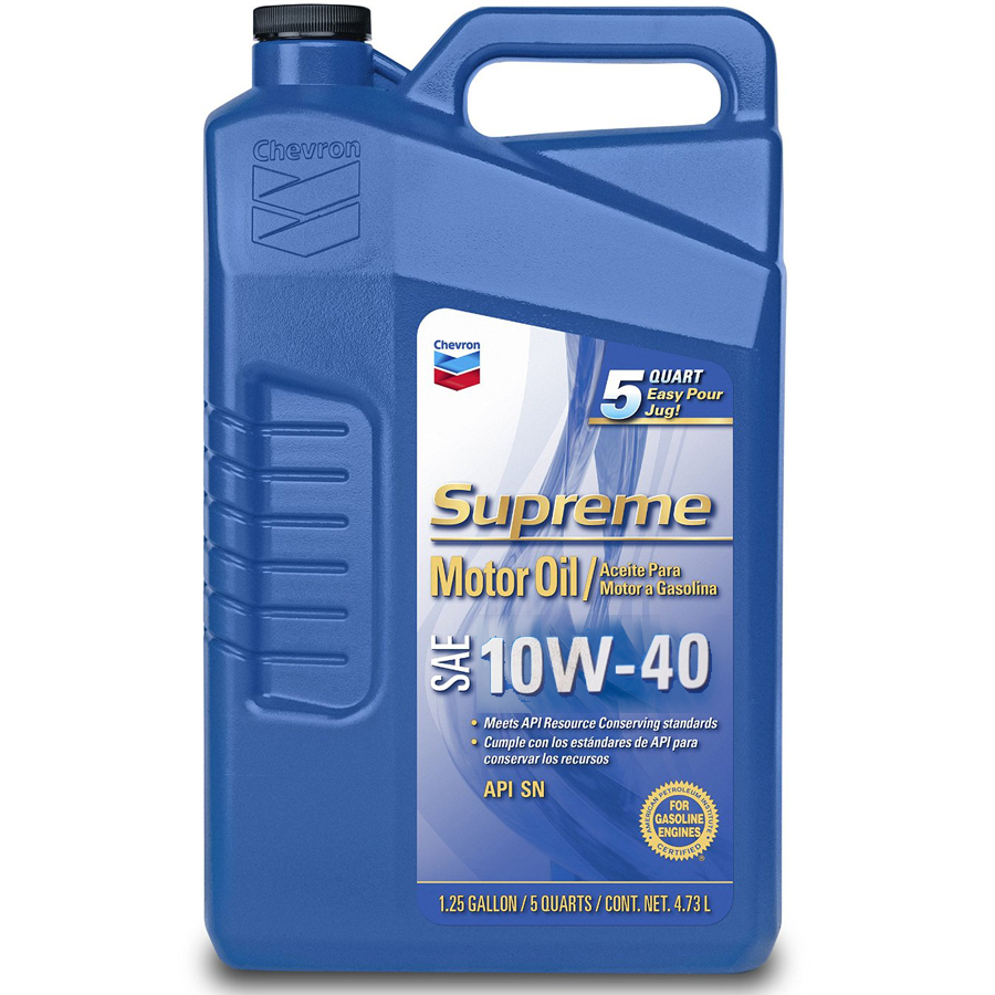 Chevron Supreme Motor Oil SAE 10W40  SCL