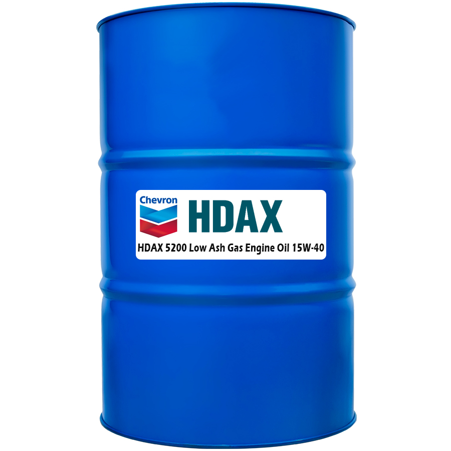 Chevron HDAX 5200 Low Ash Gas Engine Oil Sae 15w-40 | SCL