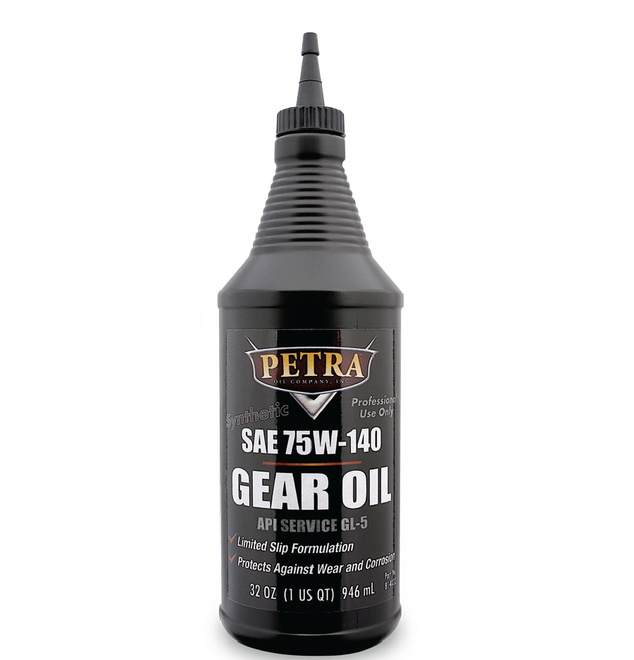 Petra SAE 75W140 Synthetic Gear Oil 32oz SCL